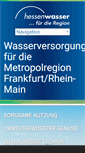 Mobile Screenshot of hessenwasser.de